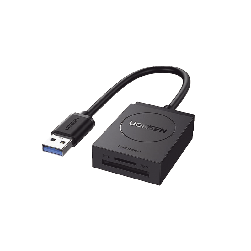 20250 Lector de tarjetas USB-A 3.0 a MicroSD (TF) / SD | 5Gbps | Soporta hasta 2TB | Soporta Windows/Mac OS/Linux/Android | Lectura de Tarjetas Simultánea | No Requiere Controlador | Cable de 15cm.