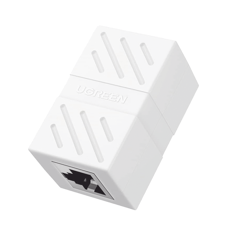 20311 Acoplador (Extensor de Cable Ethernet RJ45 a RJ45) | 1000Mbps | Compatibilidad con Cat7 Cat6A Cat6 Cat5e | Compatible con POE | Ignífugo | ABS | Color Blanco.