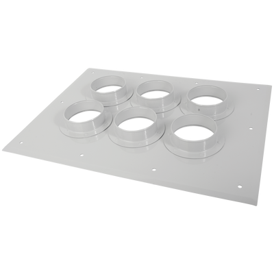 Placa Pasamuro con Capacidad de 6 Botas de 4