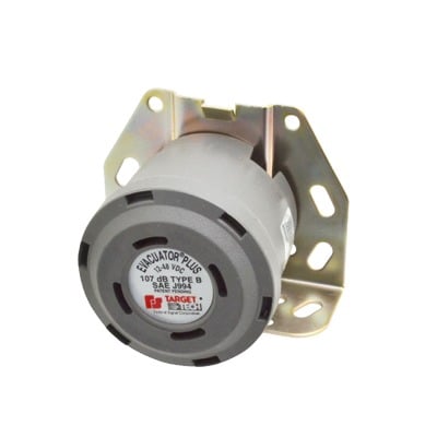 Alarma de Reversa Vehicular y Sirena de Evacuación, 12-48 Vcc, 107 dB - Toer