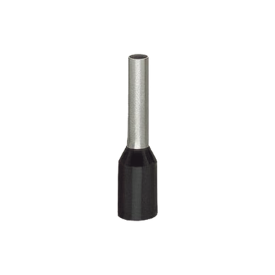Terminal Crimpado Hermético / 1.5 mm² AWG 16 / Hembra con Camisa Plástica / Estanco al Gas / Cobre Electrolítico / Negro