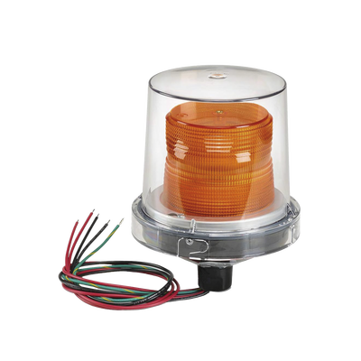 Luces estroboscópicas para lugares peligrosos Electraray® , Homologado UL y cUL para Clase I, División 2, Grupos A, B, C y D; Clase II, División 2, Grupos F y G; Clase III , 24 VCD, color Ámbar, parpadeo predeterminado