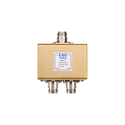 Divisor de Potencia EMR de 2 Vías, 30-960 MHz, 0.5 Watt, Conectores N Hembra.