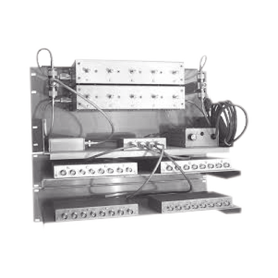 Multiacoplador-Doble Preselector, 300-512 MHz, 25-32 Canales, N/N, 3-4 MHz, 115 Vca / 13.6 Vcc.