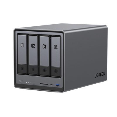 NASync DXP4800 | SO UGOS Pro |  Intel N100 12th Gen Intel® Quad Core™ | 4-Bahias (SATA) hasta 96TB | 2* M.2 SSD hasta 16TB| 8GB DDR5 (Exp. a 16GB) | 2.5Gb Dual Ethernet | HDMI 4K | 2* USB2.0 | 1*USB 3.2Gen | 1* USB 3.2Gen2 | 1*USB-C 3.2Gen2 | SD - Toer