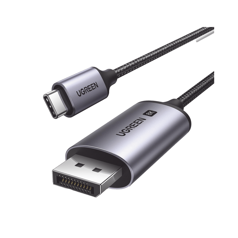 25839 Cable USB-C a DP 1.4 | 3 metros | Compatible con Thunderbolt 3 & 4 | 8K@60Hz | 4K@240Hz | HDR10+ | eARC | DTS | 3D | ALLM | VRR | | FreeSync G-Sync | Caja de Aluminio | Nylon Trenzado | Conector Niquelado | Blindaje Multicapa.