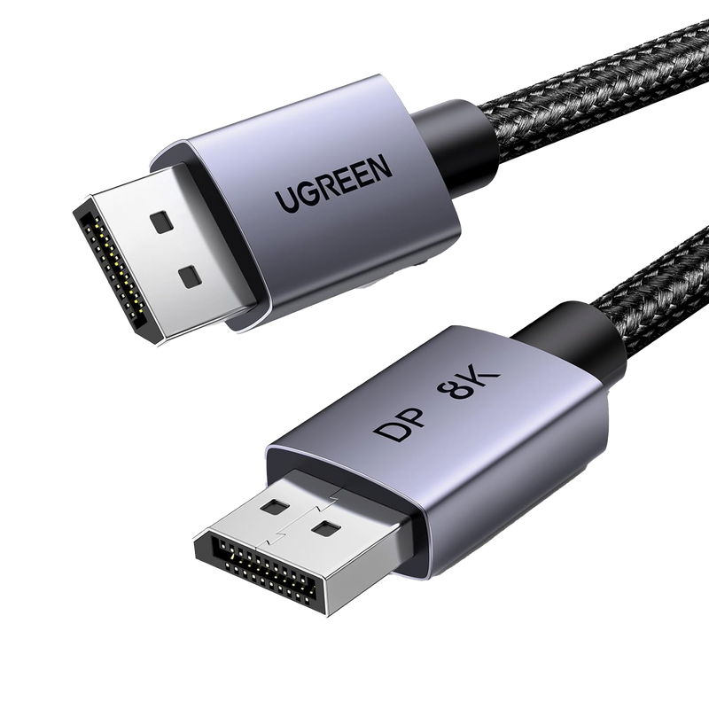 25906 Cable DisplayPort 1.4 | 3 metros | Resolución 8K@60Hz | Blindaje interno Múltiple | 3D/HDR+/HDCP | 32.4 Gbps | FreeSync G-Sync | Certificado VESA | Núcleo de Cobre Estañado | Malla de Nylon | Carcasa de Aluminio.