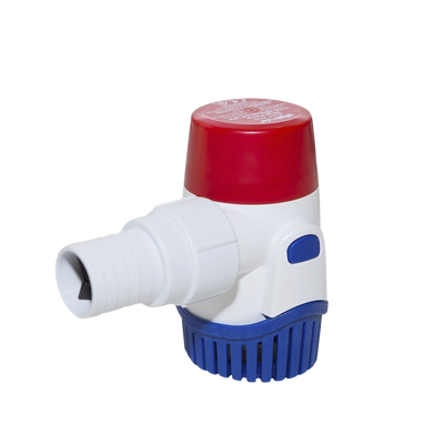 Bomba sumergible de achique de 500 galones por hora a 24 Volts de corriente directa.