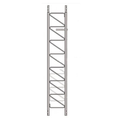 Sección de Torre ROHN cara de 12.5" y 3.05 m (10 pies) de Altura. Galvanizado en caliente.