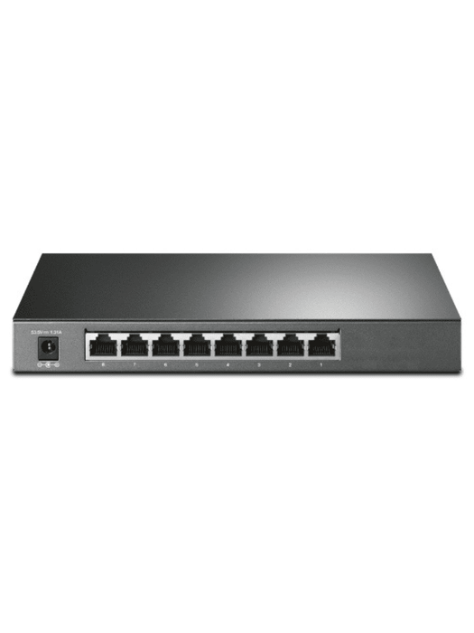TP-LINK SG2008P - Switch administrable JetStream SDN PoE con 8 puertos 10/100/1000 Mbps, incluyendo 4 puertos PoE con un presupuesto total de 62W. Ofrece administración centralizada a través de OMADA SDN.