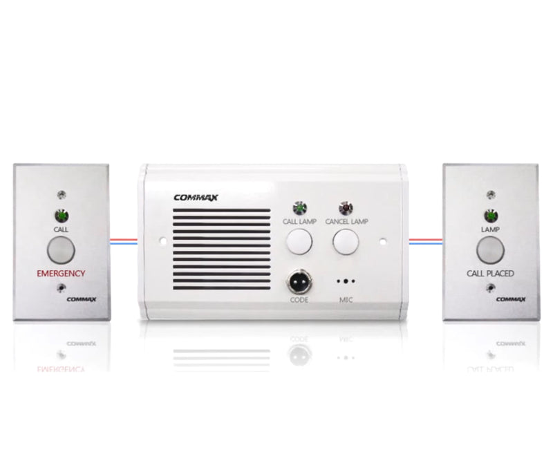 COMMAX ES400 - Botón de emergencia para sistema de llamado de enfermería / Compatible con JNS4CS / Instalación en sanitario y lavabo
