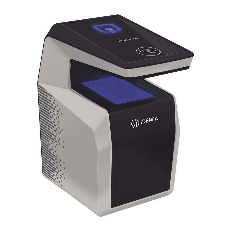 293777421 Lector de huella MorphoWave Compact /Prox HID/iClasss/Mifare/Desfire card reader and HID Mobile Access