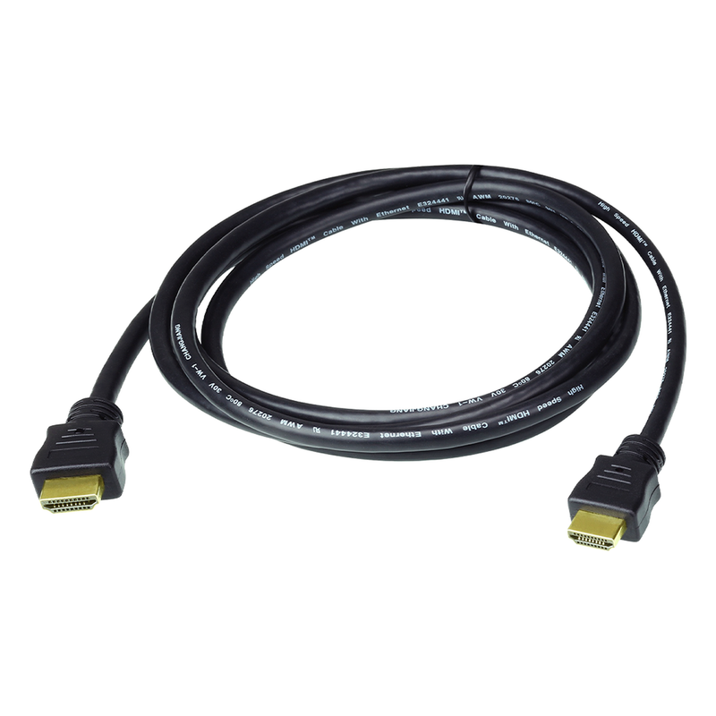 2L-7D02H-1 Cable HDMI True 4K de alta velocidad con Ethernet de 2 m