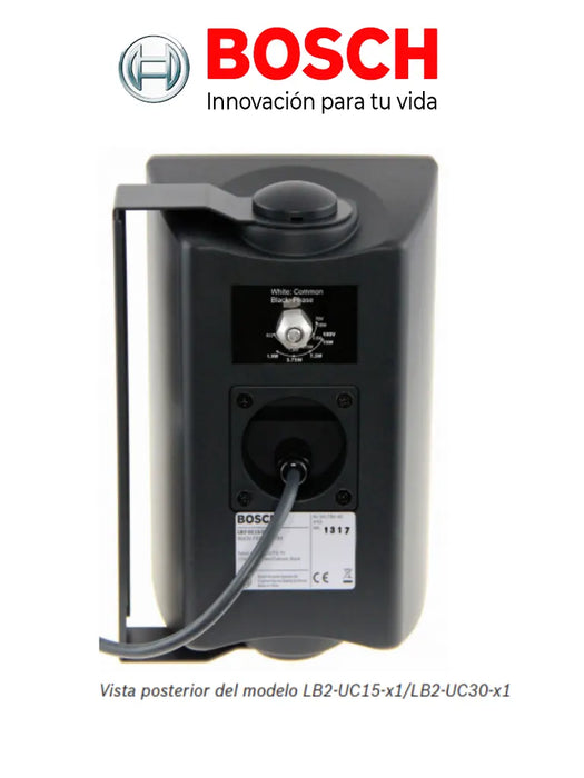 BOSCH M_KITU604UC15B - Kit de Audio / Amplificador Mixer 60W / 4 Bocinas 15W Negras