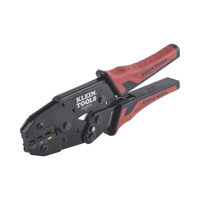 Pinza Ponchadora para Terminales con Aislamiento en Cable de Cobre Sólido y Trenzado de 10-22 AWG. - Toer