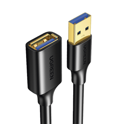 Cable Extensor USB 3.0 / 3 Metros / Macho-Hembra / 5 Gbps / Ultra Durabilidad / Núcleo de cobre estañado 28/22 AWG / Blindaje interior múltiple / Ideal para teclado, mouse , etc. - Toer