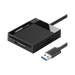 Lector de Tarjetas USB-A 3.0  a CompactFlash (CF)/ MemoryStick (MS)/ TransFlash (TF)/ SecureDigital (SD) | 4 en 1 | 5Gbps | Hasta 2TB | Soporta Windows/Mac OS/Linux/Android | Lectura de tarjetas simultánea | Cable de 15cm. - Toer