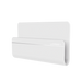 Soporte de Pared Adhesivo para Teléfono / Diseño de Montaje en Pared / Protección De Silicona Antideslizante / Anti Arañazos / Adhesivo 3M / Soporta Dispositivos 165*81*26.5 mm. / Caja De ABS / Color Blanco - Toer