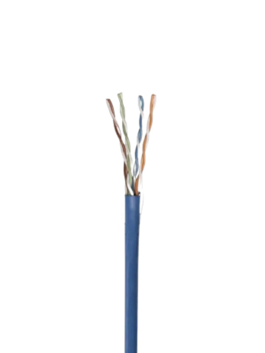 INTELLINET - 327749 - Bobina de Cable Cat5e, Sólido, 24 AWG / UTP, 305 m , Clasificación CM, Caja de Fácil Extracción, Azul