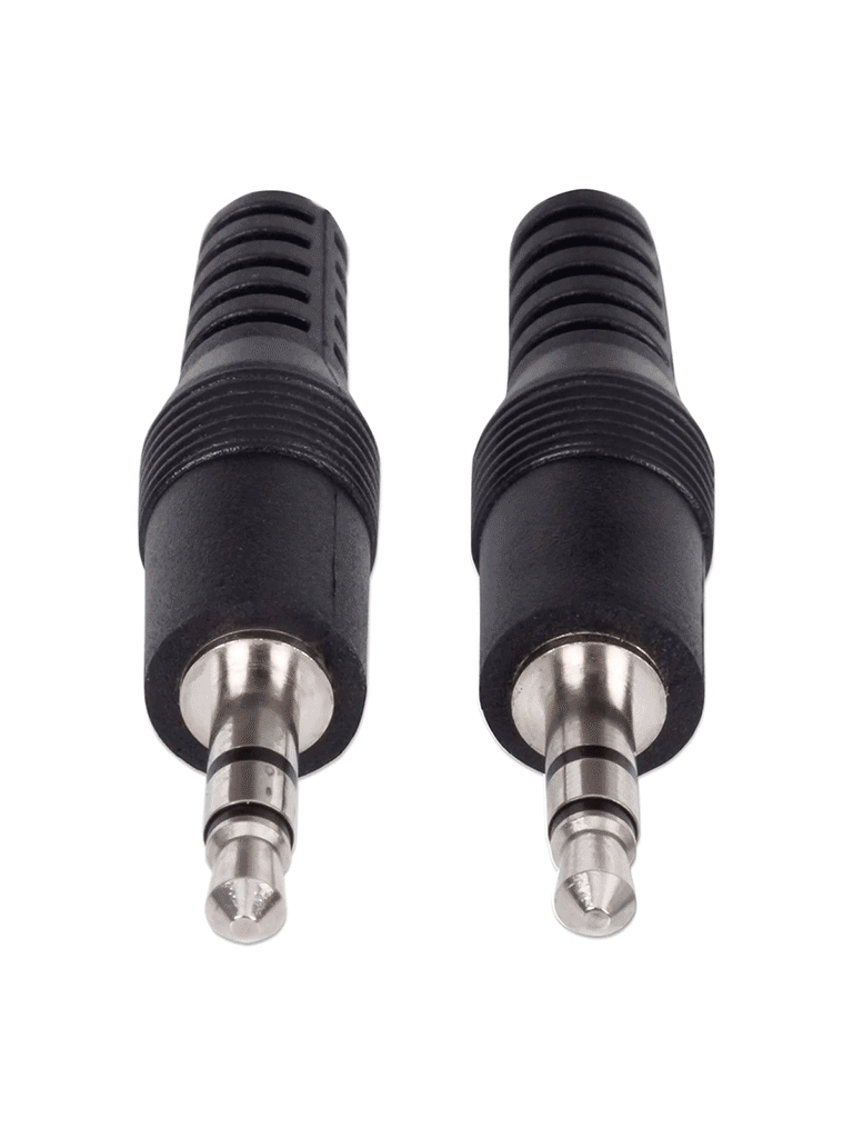 MANHATTAN - 334594 - Cable de Audio Estéreo / 3.5 mm Estéreo, Macho a Macho, Negro, 1.8 m