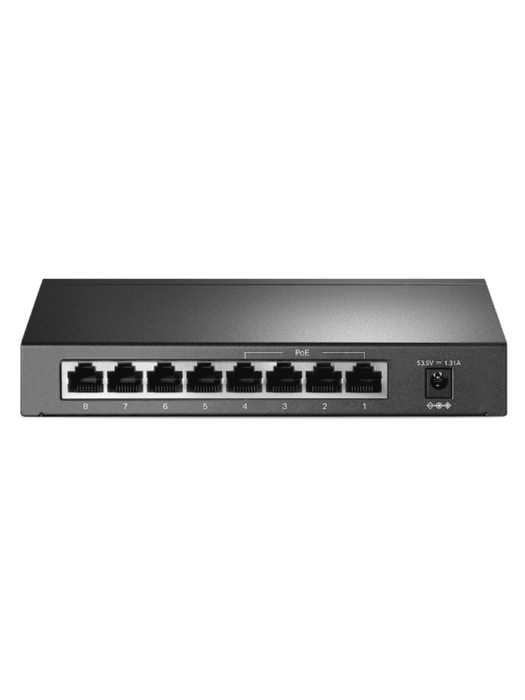 TP-LINK TL-SG1008P - Switch Gigabit PoE+ no administrable de 8 puertos 10/100/1000 Mbps, solo 4 puertos PoE, ideal para escritorio