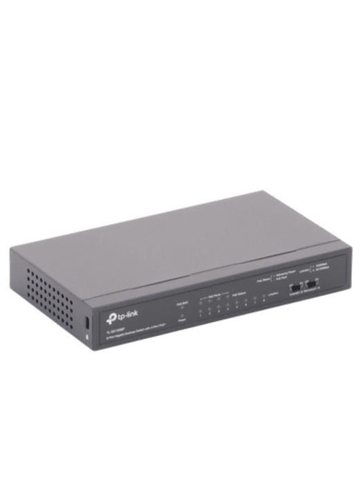 TP-LINK TL-SG1008P - Switch Gigabit PoE+ no administrable de 8 puertos 10/100/1000 Mbps, solo 4 puertos PoE, ideal para escritorio