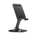 Soporte para Teléfono Celular Giratorio | 360° de Rotación | Angulo Ajustable | Altura Ajustable 17-20cm  | Antideslizante | Ejes Giratorios de Alta Precisión| Plegable | Aluminio | Color Gris - Toer