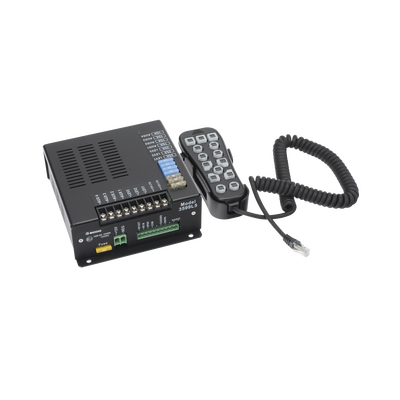 Sirena Vehicular H2 Covert ™ de 200W de Potencia, Con Controlador Unimando de 14 Botones Para Control de Tonos, 7 Salidas Auxiliares y Micrófono