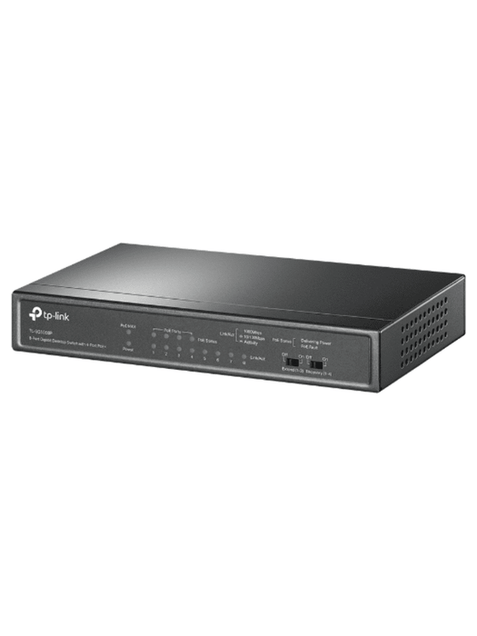 TP-LINK TL-SG1008P - Switch Gigabit PoE+ no administrable de 8 puertos 10/100/1000 Mbps, solo 4 puertos PoE, ideal para escritorio