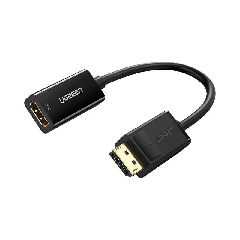 40363 Convertidor DisplayPort a HDMI 4K| 3D | HDR | Blindaje interno | Botón Liberador | Carcasa de ABS | Plug & Play | CE, FCC, RoHS | Cable de 25 cm.