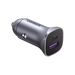 Cargador de Auto 30W | 2 Puertos USB-A y USB-C | Carga Rápida | Compatible con Vehículos de 12 y 24 VCD | PD3.0, QC4.0, SCP, PPS | Indicador Led | Diseño Compacto | Chip Inteligente | Caja de Aluminio. - Toer