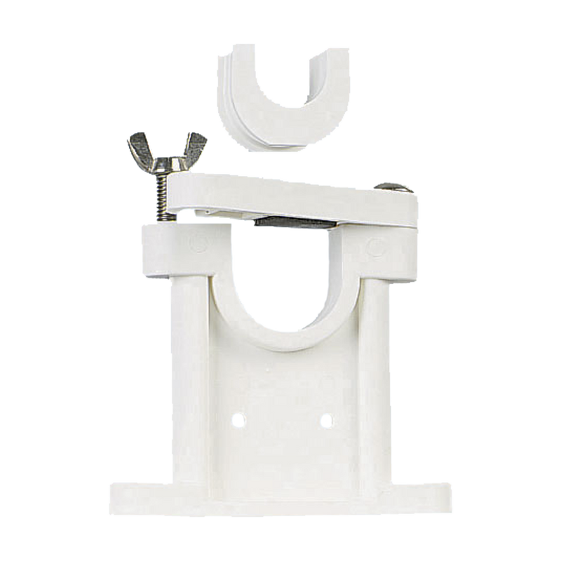 Soporte para antenas de 1 1/2 , 1 1/8 y 1 de diametro, utilizando el adaptador incluido.
