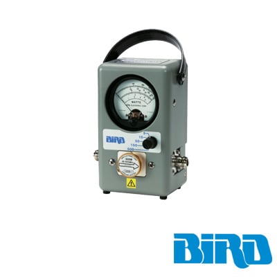 Wattmetro Direccional Thrueline de Banda Ancha con Elemento Fijo de 25-1000 MHz, 5-500 Watt . - Toer