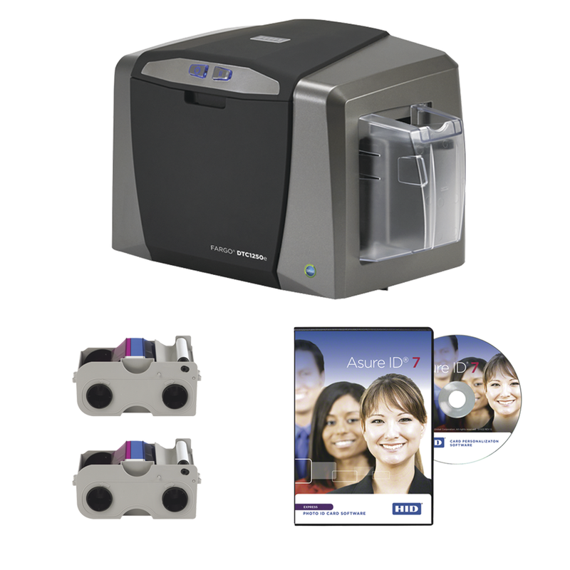 50610 Kit de Impresora de tarjetas PVC DTC1250e/ Una Cara / Incluye: 2 Ribbons Color y Software/ 3 Años Garantia
