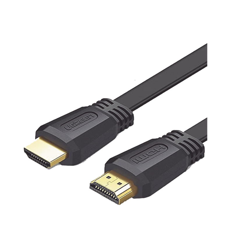 50820 Cable HDMI 2.0 Plano de 3 m / 4K@60Hz / HDR / 3D / HEC (Canal Ethernet HDMI) / ARC (Canal de Retorno de Audio) / Color Profundo de 48 bits / Audio de 32 canales / HDCP /Audio Dolby True HD 7.1 / 18 Gbps / Estañado y Triple Blindaje / Anti Interfere