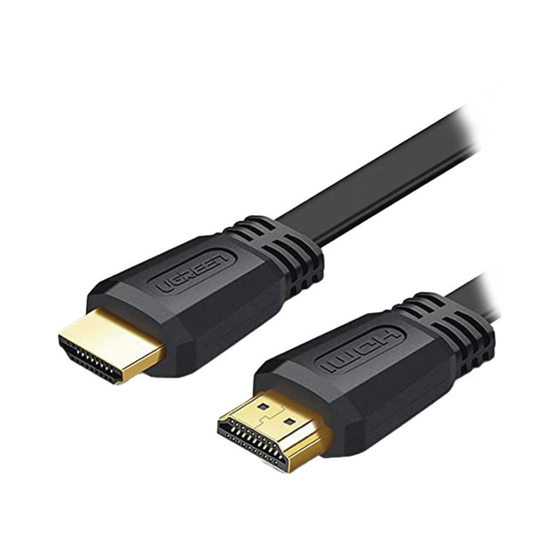 50821 Cable HDMI 2.0 Plano de 5 m / 4K@60Hz / HDR / 3D / HEC (Canal Ethernet HDMI) / ARC (Canal de Retorno de Audio) / Color Profundo de 48 bits / Audio de 32 canales / HDCP /Audio Dolby True HD 7.1 / 18 Gbps / Estañado y Triple Blindaje / Anti Interfere