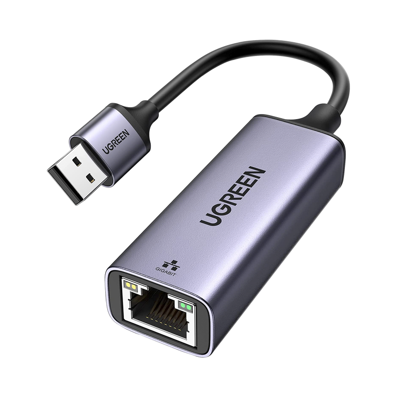50922 Adaptador de Red USB-A 3.0 a RJ45 /Admite 10/100/1000 Mbps / Caja de Aluminio / Longitud del cable 10 cm