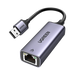 Adaptador de Red USB-A 3.0 a RJ45 /Admite 10/100/1000 Mbps / Caja de Aluminio / Longitud del cable 10 cm - Toer