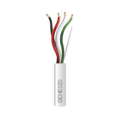 Bobina de 152 Metros (500 Pies) / Cable Audacious / Premium 4 x 14 AWG / Riser / Libre de Oxigeno / Aplicaciones de Audio Profesional