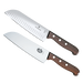 Set de 2 Cuchillos Santoku Wood de Mango de Madera Palissandro Victorinox. La combinación Ideal para La Cocina. - Toer