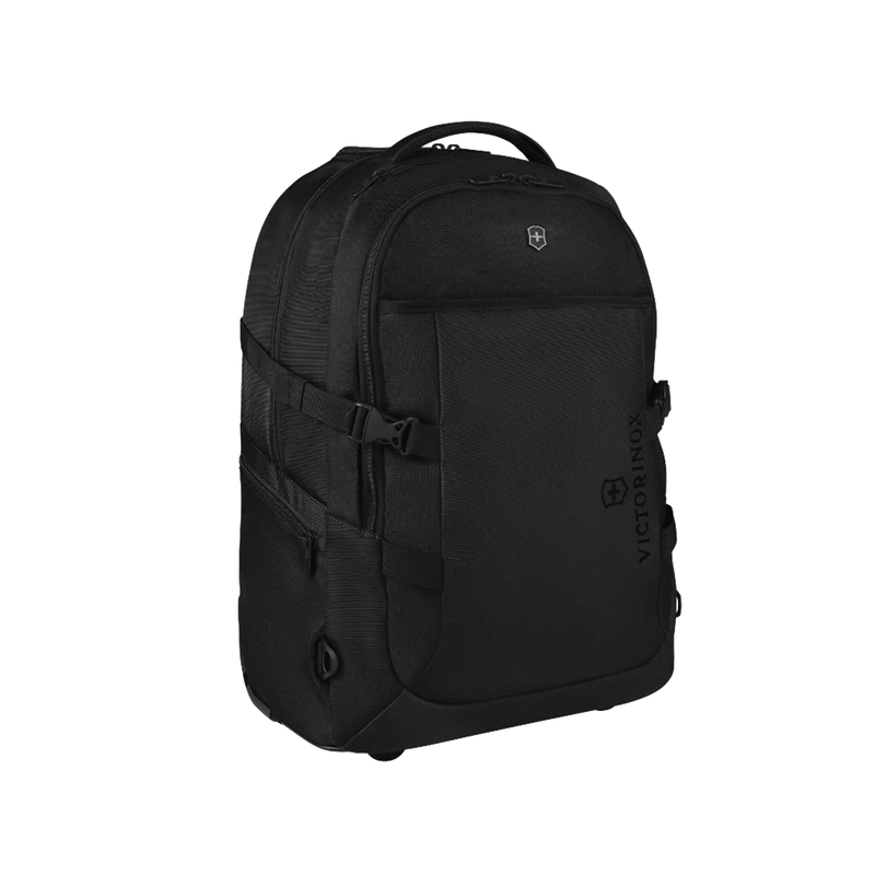 611-425 Mochila VX Sport EVO con Ruedas, Mango Telescópico y Correas al Hombro. Fabricada en Poliéster Negro repelente al Agua. Backpack on Wheels.