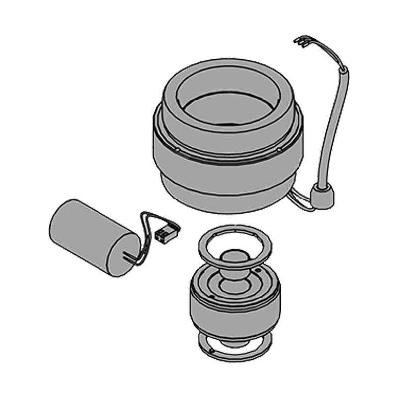 63003161 ESTATOR PARA FAAC 844 CON CONDENSADOR DE 18 UF