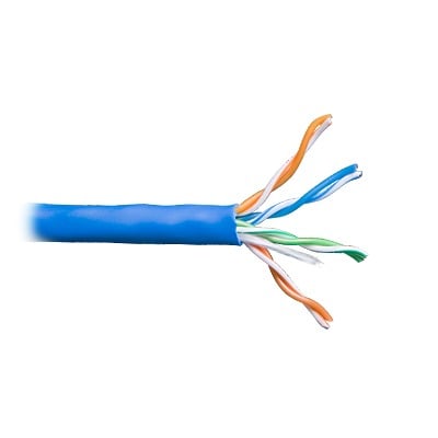 6360-1106/1000 Bobina de Cable de 305 Metros / UTP Cat6 Riser / Color Azul / UL, CMR, Probado a 350 Mhz / Para Aplicaciones de CCTV, Redes de Datos IP Megapixel / Control rs485