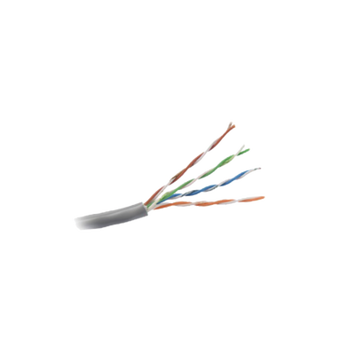 Bobina de Cable de 305 Metros UTP Cat5e / Color Gris / UL, CM, Probado a 350 Mhz / Para Aplicaciones de CCTV, Redes de Datos, IP megapixel, Control RS485 - Toer
