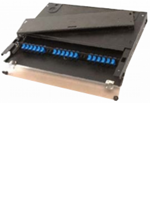 SAXXON APP1118PORT - Panel de distribucion de fibra / 18 Puertos / 1 Unidad de rack / 19 Pulgadas / Color negro