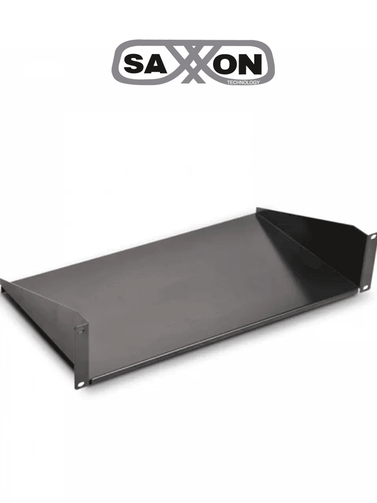 SAXXON BR10 -    Charola de Misceláneos de 25.4 cm x 19", 2UR, capacidad 22 Kg, para racks y gabinetes.