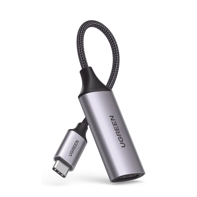 Cable Adaptador USB C a HDMI 4K@60Hz / Convertidor Thunderbolt 3 / Caja de Aluminio / HDMI V2.0 / 3D / Longitud del cable 10cm - Toer