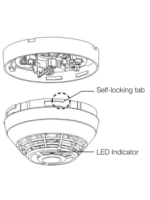 KIDDE F_KIROSD - Detector de humo Optico Inteligente Direccionable / con Rotary