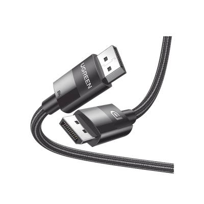 Cable DisplayPort 1.4 | Longitud 2m | Versión DP1.4 | 8K 7680x4320 a 60 Hz | Soporta 3D | HDR | Blindaje Interno Múltiple | Nylon Trenzado | Soporta 32.4Gbps. - Toer