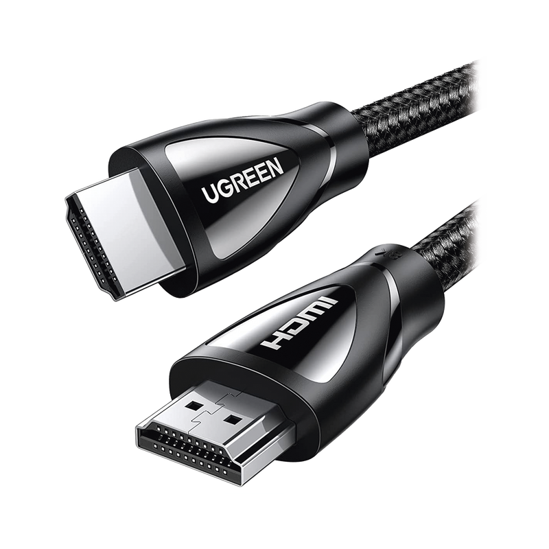 80405 Cable HDMI 2.1 de Nylon Trenzado / 5 Metros / 8K@60Hz/4K@120Hz / eARC (Canal de Retorno de Audio / HDR10+ / VVR / HEC (Canal Ethernet HDMI) / ALLM / 3D / Dolby Atmos / Dolby Visión / 48 Gbps / Mayor Duración.